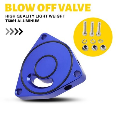 For Honda Civic 2015-2021 Coupe 1.5T BOV Blow Valve Off Plate Spacer Blue Billet
