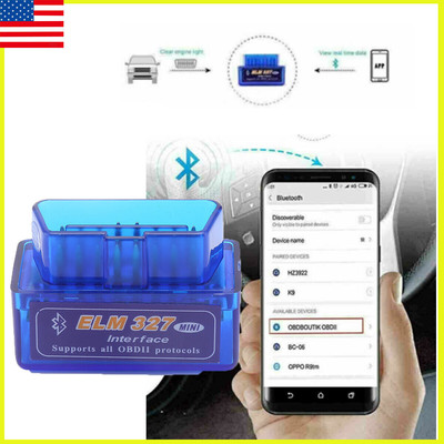 ELM327 Car Bluetooth OBD2 Scanner Code Reader Automotive Diagnostic Tool -US