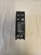 20A Eaton Cutler Hammer BR2020 Tandem 20 Amp Circuit Breaker Type BRD, A DNPL