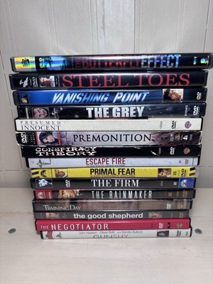 Drama/thriller Dvd Lot Of 15, The Form, The Grey, Premonition, Good Shepherd