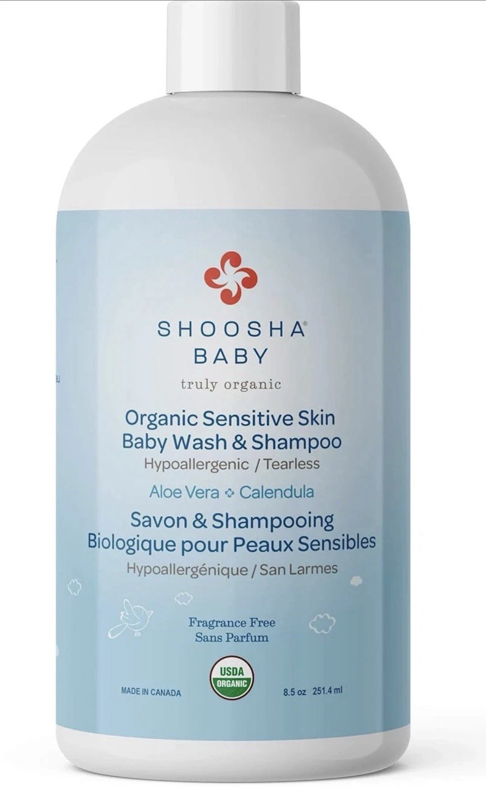 SHOOSHA Certified Organic Shampoo and Body Wash for Babies and Kids, NEW
Opens in a new window or ta