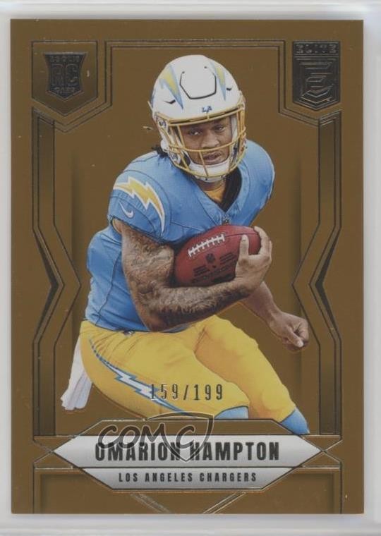 2025 Panini Donruss Elite Rookies Orange /199 Omarion Hampton #132 08dv