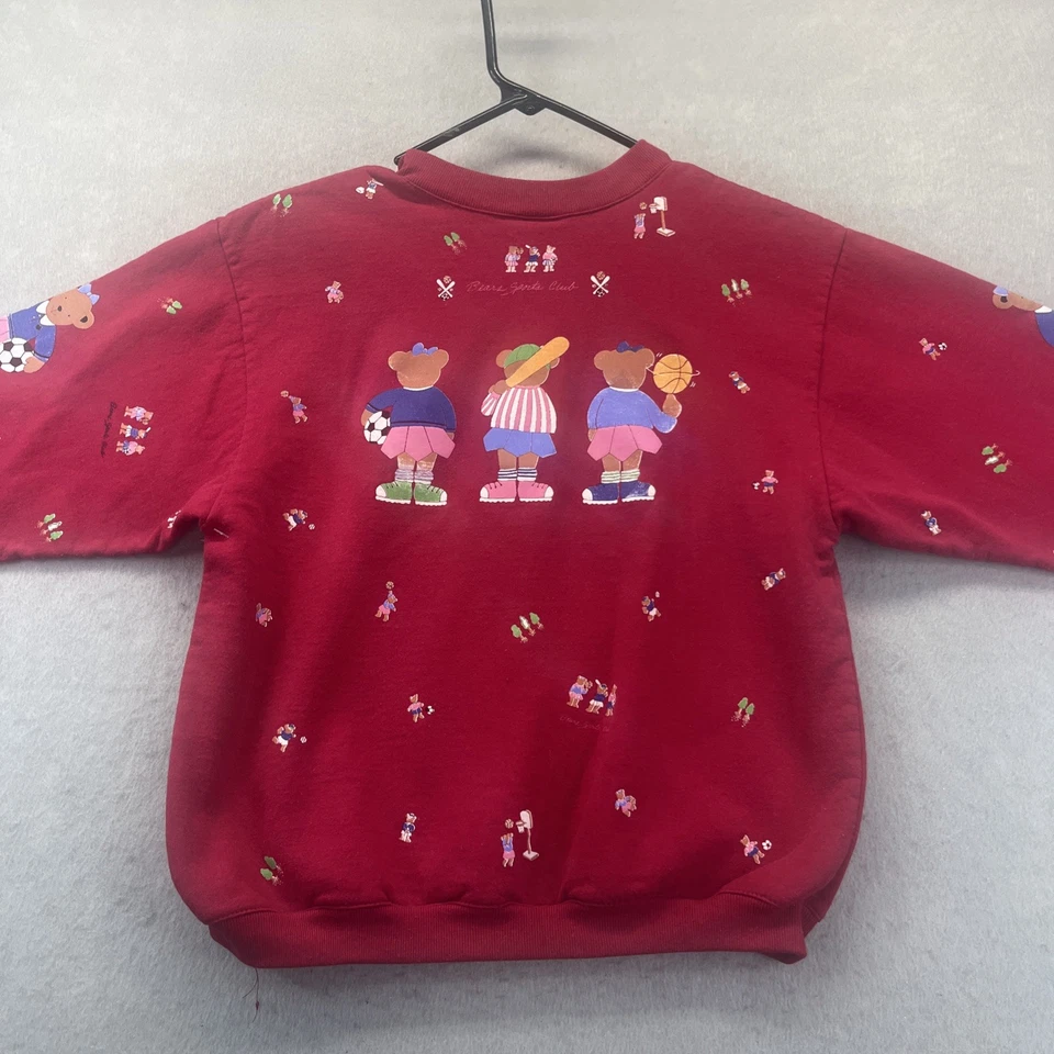 Sudadera Hello Teddy Spumoni L Beary Sports Club Vintage Pintura Hinchada Allover Foto 2 de 4