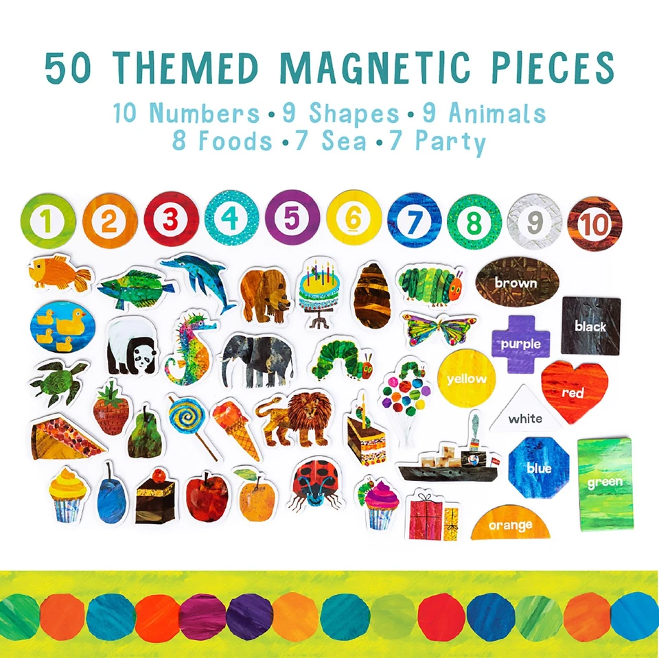 Eric Carle Wooden Play Set Magnetic Travel Case For Kids Ages 2 And Up - Image 3 of 4