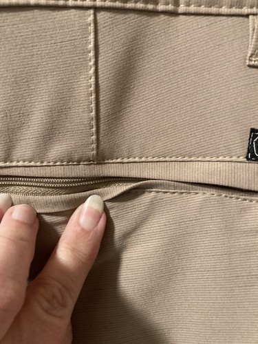 Burnside Men Shorts Sz 36 Chino Khaki Beige Golf Pockets Inseam 11” - Picture 7 of 9