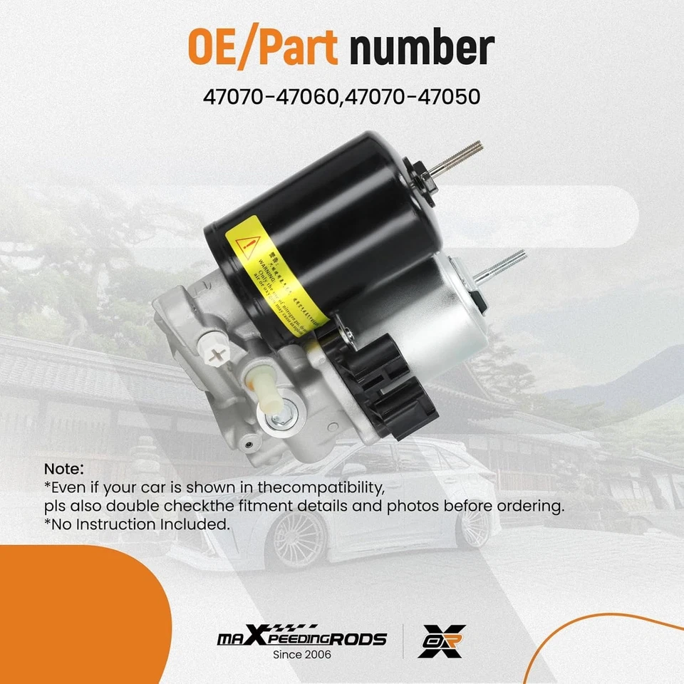 Conjunto de bomba antibloqueo refuerzo de freno para Toyota Prius 2010-2015 47070-47050 Foto 3 de 4