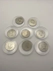 1965-1969 John F. Kennedy Half Dollar 40% Silver Lot of 8 Coins 🔥