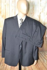 Calvin Klein Men Wool Blend Big  Tall 2 Front Button Suit Sz 52R Wst 46x28