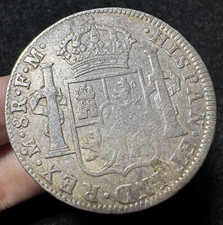 8 Reales 1797 Spanish Colonial Mexico Mo, FM, CAROLUS IIII