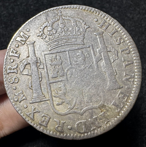 8 Reales 1797 Spanish Colonial Mexico Mo, FM, CAROLUS IIII