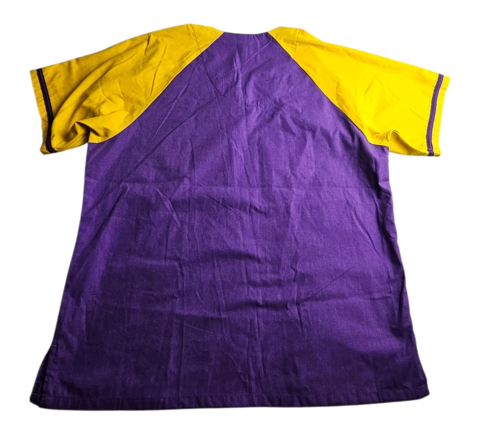 Scrub Dudz Pullover LSU Tigers Scrubs Men M Medical Scrubs Collegiate Fan - Image 3 of 4