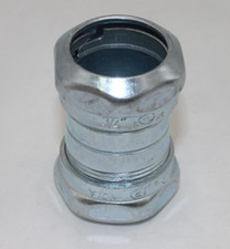 Unbranded Silver 3/4" Compression Coupling Lot of 4