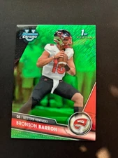 Bronson Barron Bowman U Chrome Green Refractor Card #/99
