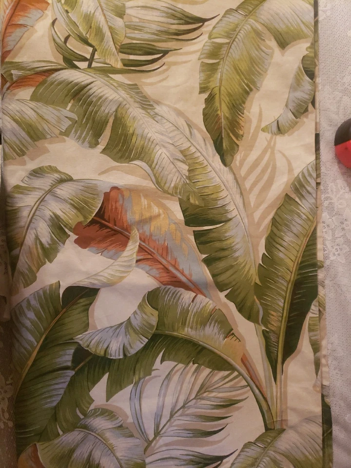 Tommy Bahama Cortina de Ducha Hojas de Palma Tropical Costero Foto 2 de 3