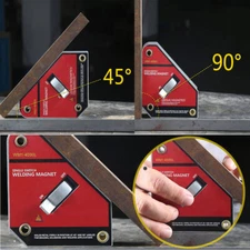 Welding Clamp Locator Holder Magnetic Jig on/off Switch Soldering 45/90° 144lb