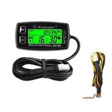 Tachhourmeter Tachometer Engine Gauge Temprpm Alert Maintenance Waterproof Tachhourmeter Tachometer Engine Gauge Temprpm Alert Maintenance Waterproof