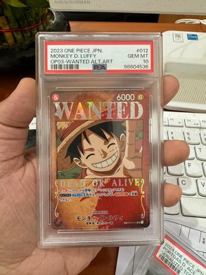2024 ONE PIECE WANTED ALT ART モンキー・D・ルフィ