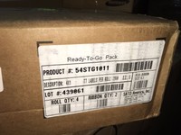 4 Rolls Sato Thermal Labels & Wax Ribbon 4x1 1920 Per 54stg1011 4 Rolls Sato Thermal Labels & Wax Ribbon 4x1 1920 Per 54stg1011