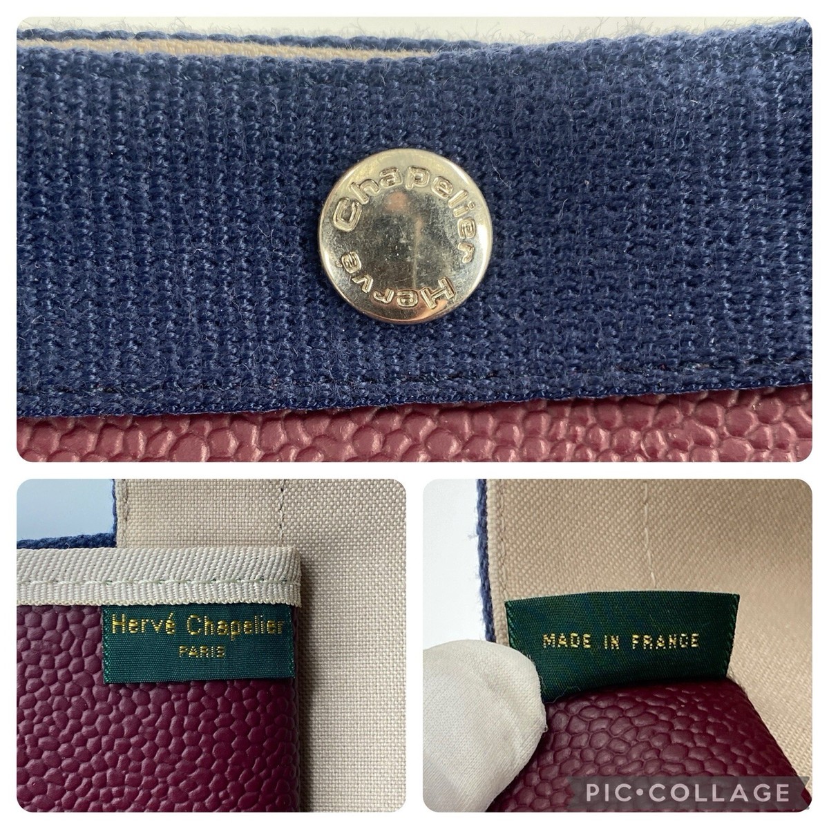Hervé Chapelier 725GP HERVE CHAPELIER - OFFICIAL WEBSITE - Bags made of pebbled