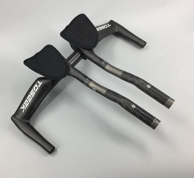 Carbon TT base Bullhorn Bar Triathlon Bike Handlebar Aerobar 31.8*400/420/440mm eBay