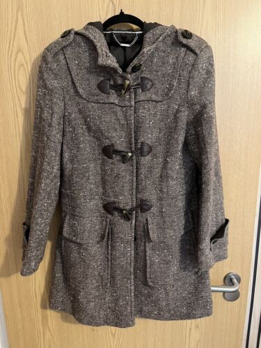 LAURA ASHLEY Womens Duffel Coat Size 12 Wool Blend - Picture 1 of 7