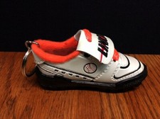 Baseball Shoe Key Ring ~ Sports ~ Orange Trim ~ Brand New ~ Shipped from USA