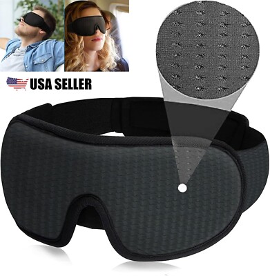 Sleep Mask Eye Mask for Sleeping Sleep Eye Mask for Women Men 3D Contoured USA