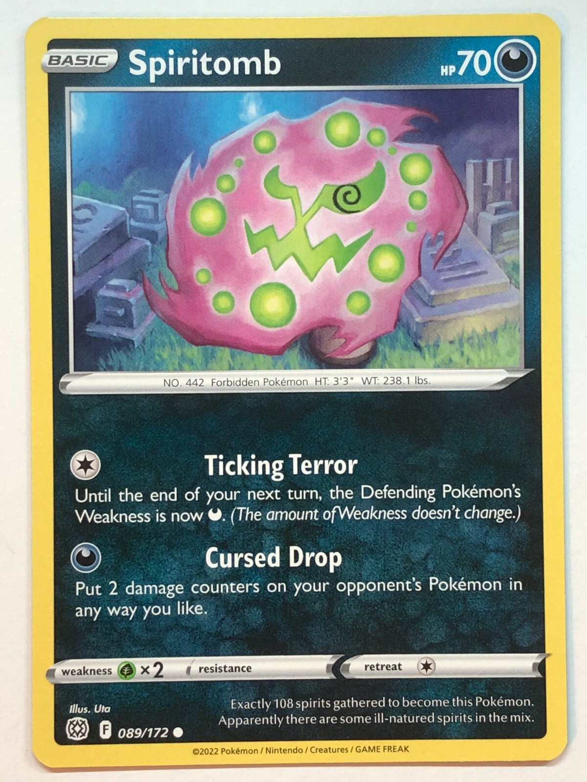 Pokemon Brilliant Stars Spiritomb 89/172 NM/M