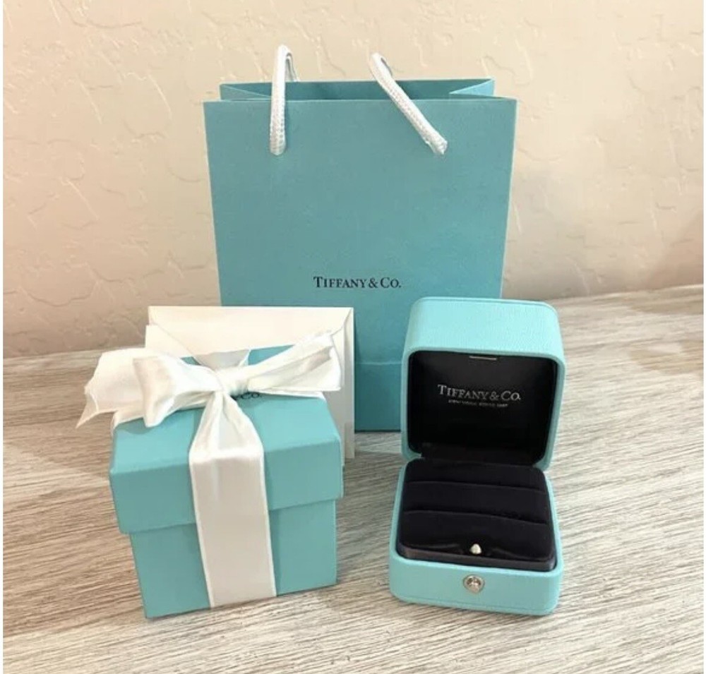 (Rare) Tiffany & Co. Two Ring Engagement Ring Box + Accessories | 100% AUTHENTIC