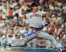JACK MORRIS SIGNED AUTOGRAPHED 8x10 PHOTO DETROIT TIGERS LEGEND BECKETT BAS