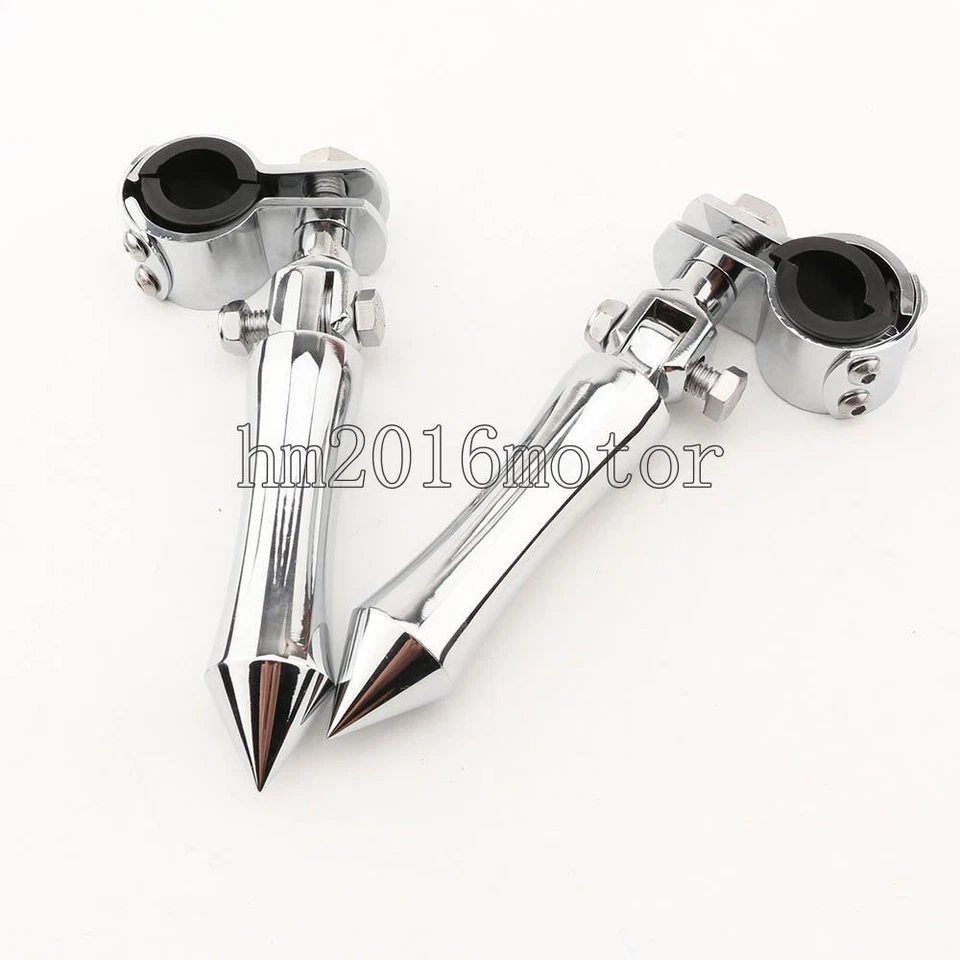 Soporte de estriberas cromadas para Suzuki Intruder Volusia VS VL 700 750 800 1400 1500 Foto 4 de 4