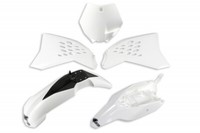 Kunststoff Verkleidung Kit Ktm Sx 65 2012 - 2015 Ufo Plast Weiß