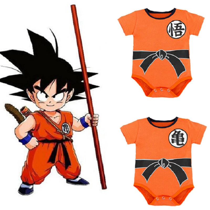 Baby Girls Dragon Ball Goku Costume Baby Boys Romper Jumpsuit Bodysuit  Outfits