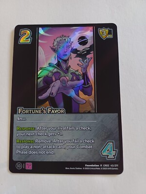 Fortune's Favor Critical Role Heroes of Exandria Rare #43