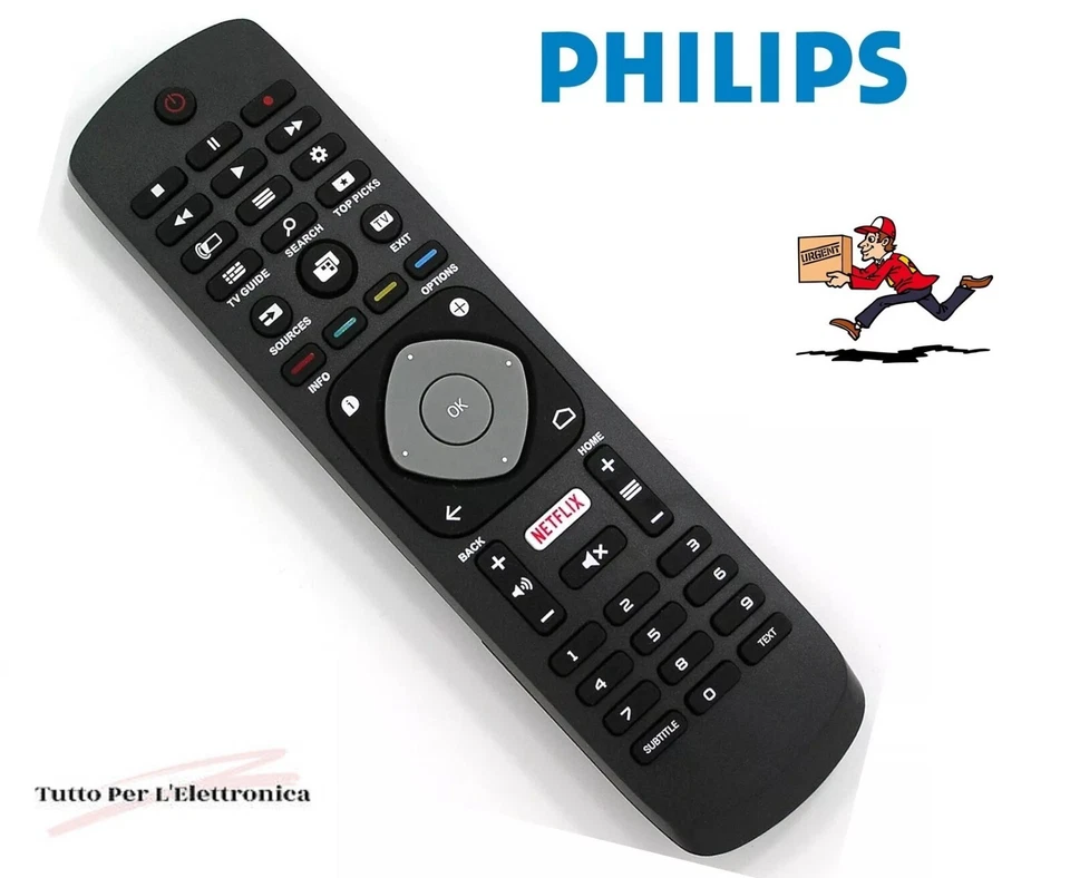 Telecomando Originale Philips Per TV 49PUS6401/60 – Infrarossi Wireless