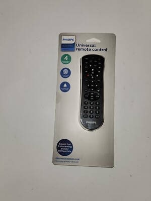 Philips Universal Remote Control SRP1103 Up To 4 Devices DVD/Blu-Ray Open/Close