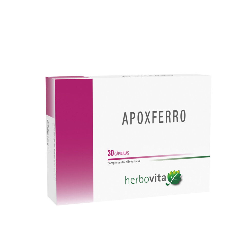 APOXFERRO 30 cápsulas / HERBOVITA / Complemento alimenticio / Salud de mujer