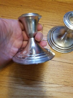 Vintage Gorham Silver Plate Candlesticks Pair Italy Heritage | eBay