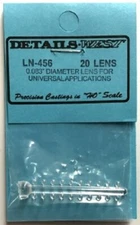 Details West 456 x  HO 0.083 Dia. Lens for Universal Model Applications