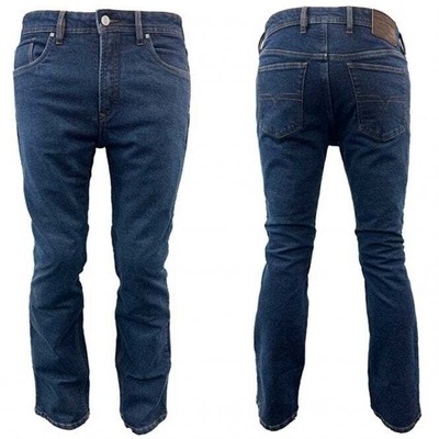 Richa Herren Motorrad Jeans - Henderson AAA - kurzes Bein - dunkelblau