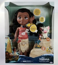disney princess moana singing doll includes animal friends pua and heihei