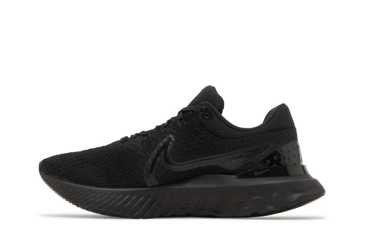 Nike React Infinity Run Flyknit 3 'Triple Black' DH5392-005 | eBay