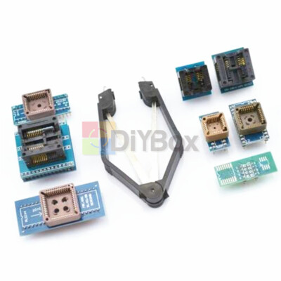 8 Programmer Adapters Sockets Kit with IC Extractor for TL866II Plus