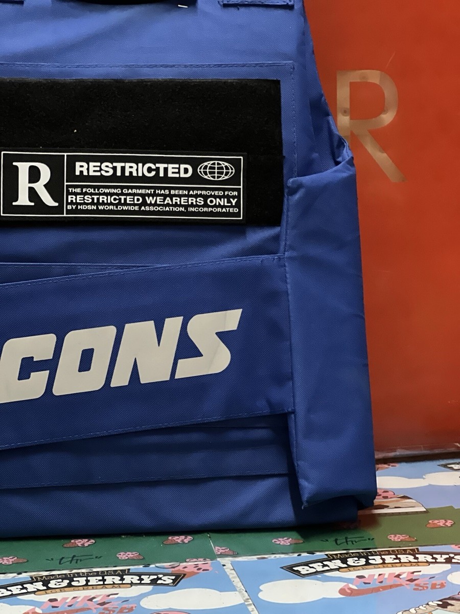 Hudson Outerwear Icons Blue Tactical Vest adjustable One Size USA
