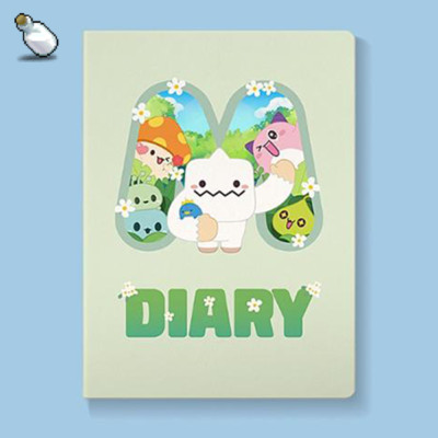 メイプルストーリー　ダイアリー MapleStory Maple Story M Mobile Undated Diary without Dates, Maple