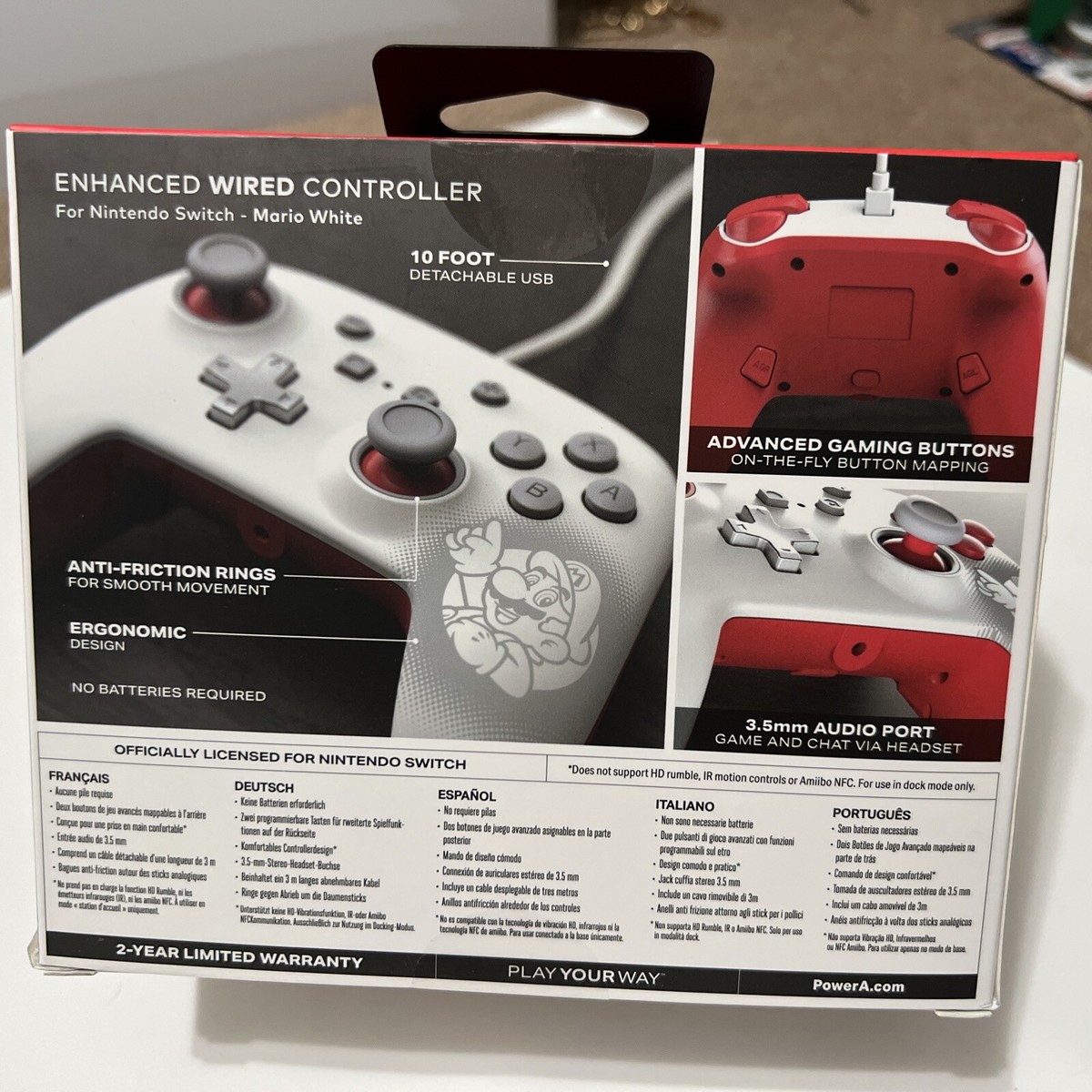 Nintendo Switch - ぴーまおれお PDP REMATCH Wired Gaming Controller for Nintendo Switch