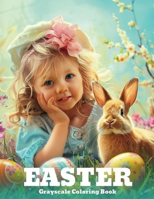 Easter Grayscale Coloring Book: Adult Coloring Book Celebrating Easter and New L