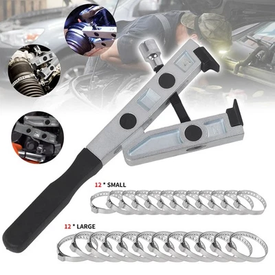 SANHESHUN 24x Schellen 20-120mm Für Achsmanschetten Klemmschelle + Schlauchklemmen zange