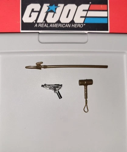 GI Joe Cobra Zanzibar 1987 Complete Weapons Set Original 80's Hasbro Unbroken