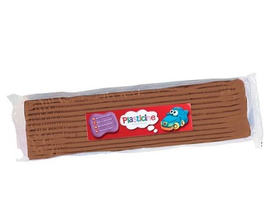 One Colour Slab 400g  Brown, Modelling Clay for Professional Animators and Mo...